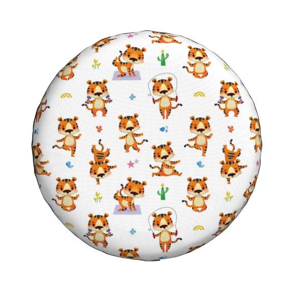 Xecao Tigers go in for Sports for Tire Covers: Waterproof, dust-proof, and universally fitting for trailers, SUVs