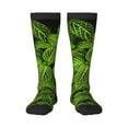 thumbnail image 1 of Xecao Tiny Green Fern Leaves Print Compression Socks for Both Men And Women for Running, Travel, Flight, Nurse, 1 of 6