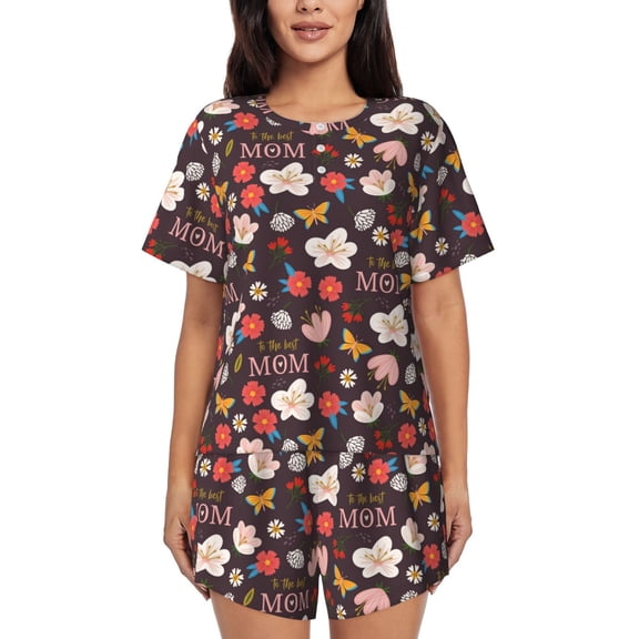 Xecao To The Best Mom print Swimsuit for women, Summer-ready, sporty style.Quick-dry fabric. Many sizes & colors.