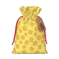thumbnail image 1 of Xecao Toast Print Burlap Gift Bags with Drawstring and Gift Tags, Gift Bags, Burlap Bags, Jute Bags for Party, Christmas, DIY Craft Bags-Medium, 1 of 9