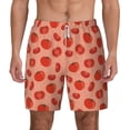 thumbnail image 1 of Xecao Tomato for Men's Swimming Trunks Swim Trunks Quick Dry Swim Shorts with Mesh Lining Funny Swimwear Bathing Suits, 1 of 9