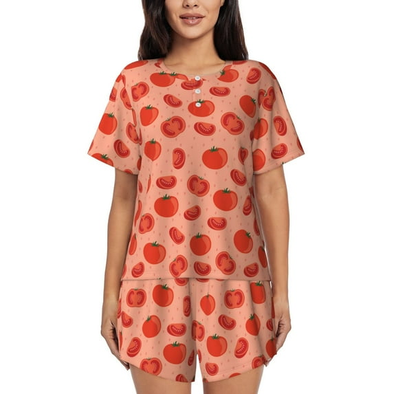 Xecao Tomato print Swimsuit for women, Summer-ready, sporty style.Quick-dry fabric. Many sizes & colors.