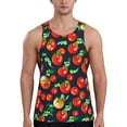 thumbnail image 1 of Xecao Tomatoes Men's Tank Top Workout Quick Dry Sleeveless Gym Jogging Muscle Shirts Summer Swim Beach Tops, 1 of 9