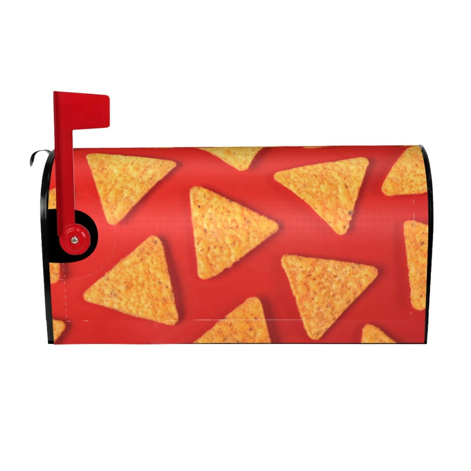 Xecao Tortilla chips for Mailbox Cover with Magnetic Strips, Waterproof and Sunscreen, Adds a Decorative Touch to Your Garden Yard-21x18 in