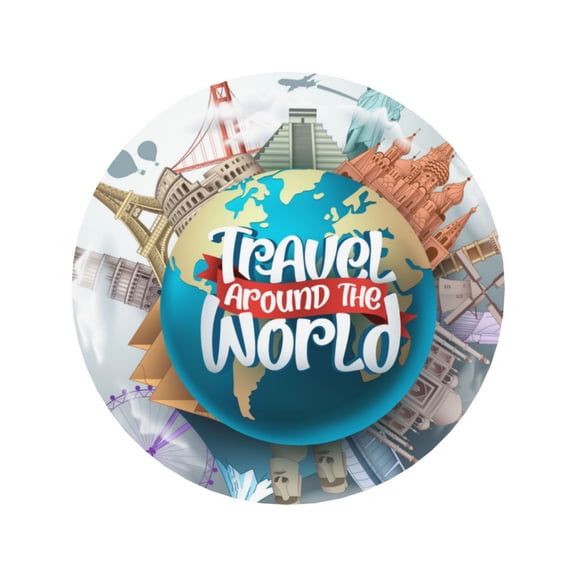 Xecao Travel Around The World for Fridge Magnets - Fun Decorative Refrigerator Magnets, Cute and Soft for Stylish Kitchen Accents