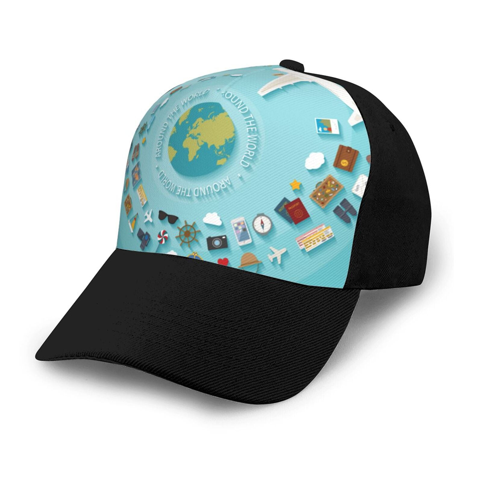 Women's Embossed Flower Lace Baseball Cap – Lightweight Sun Hat With Adjustable Strap For Travel, Hiking