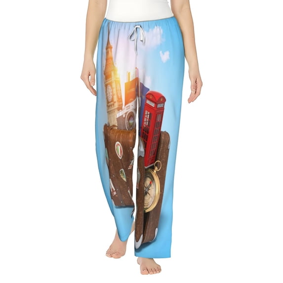 Xecao Trip to London Women's Straight Lounge Pajama Pants: The Epitome of Relaxed Sleepwear