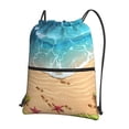 thumbnail image 1 of Xecao Tropical Beach With Starfish for Drawstring Bags,Pull String Backpack Bags,String Bag Sackpack, 1 of 6
