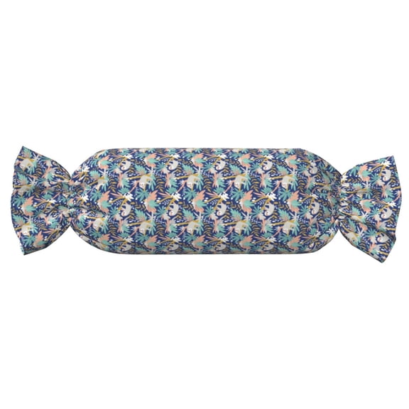 Xecao Tropical Sloth Print+Candy-Inspired Plush Pillow for Men Women Suitable for Beds, Sofas, Game Rooms Drawstring Closure