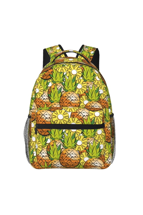 Tropical Summer Fruit Backpack, a stylish and functional choice for both men and women, is the perfect basic bookbag for college, work, or travel