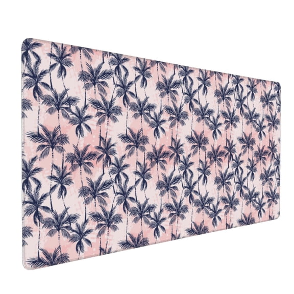 Xecao Tropics Palm Trees Print Large Mouse Pad, 16x35.5in Mousepad, Professional Non-Slip Rubber Base Big Mouse Pad, Mouse Pad for Gaming & Office Full Desk Mouse Pad