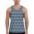thumbnail image 1 of Xecao Tulips Flowers Men's Tank Top Workout Quick Dry Sleeveless Gym Jogging Muscle Shirts Summer Swim Beach Tops, 1 of 9