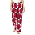 thumbnail image 1 of Xecao Tulips Flowers Women's Straight Lounge Pajama Pants: The Epitome of Relaxed Sleepwear, 1 of 9