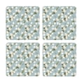 thumbnail image 1 of Xecao Tulips Flowers for MDF Cork Coaster 4 Pcs,Drink Coasters,Suit for House Warming Gifts New Home ,Coffee Table Decor-Square, 1 of 7
