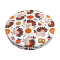 thumbnail image 1 of Xecao Turkey And Thanksgiving2 Print Stool Covers Offer Stylish, Washable Protection for PU Round Bar Stools, Perfect for Home or Commercial Use.-14 inch, 1 of 7