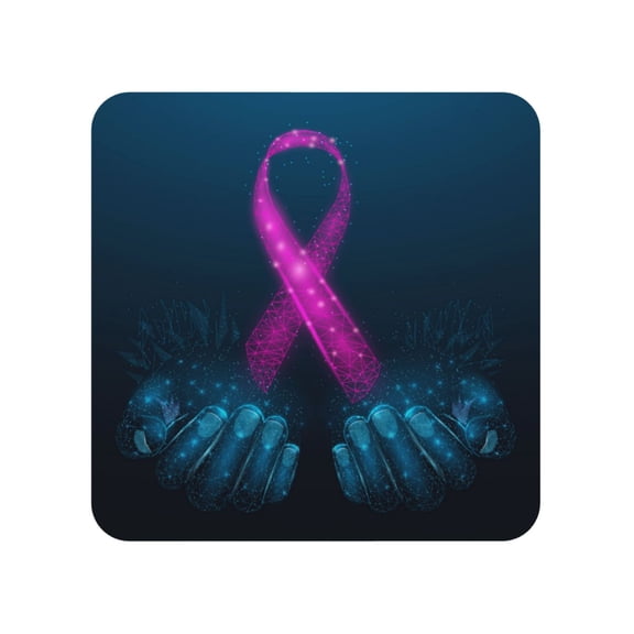 Xecao Two Human Hands are Holds Ribbon Awareness for Fridge Magnets - Fun Decorative Refrigerator Magnets, Cute and Soft for Stylish Kitchen Accents