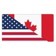 thumbnail image 1 of Xecao USA Canada Flag for Waterproof Mouse Pad - Extended Contour Mouse Mat, Large Gaming Mousepad Laptop Keyboard Mat with Non-Slip Rubber Base, 1 of 8