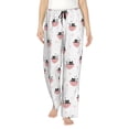 thumbnail image 1 of Xecao Umbrella Cat Women's Straight Lounge Pajama Pants: The Epitome of Relaxed Sleepwear, 1 of 9
