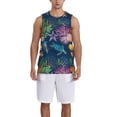thumbnail image 1 of Xecao Undersea Animals print basketball shirt for both men and women, a unisex basketball jersey perfect for theme parties-XX-Large, 1 of 6