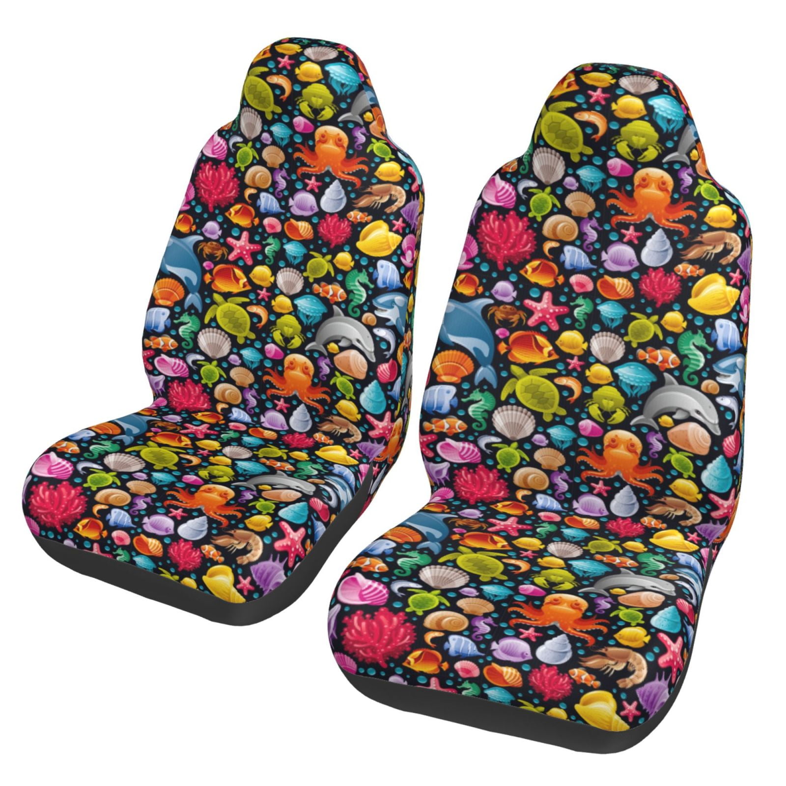 Lobster Pattern Print Pet Car Seat Cover