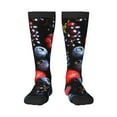 thumbnail image 1 of Xecao Variety Of Fruits And Berries Print Compression Socks for Both Men And Women for Running, Travel, Flight, Nurse, 1 of 6