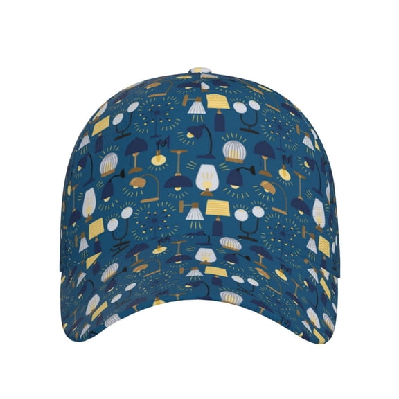 Xecao Various Lights for Baseball Cap: Unisex, crafted from classic polyester twill fabric, featuring a soft unconstructed design