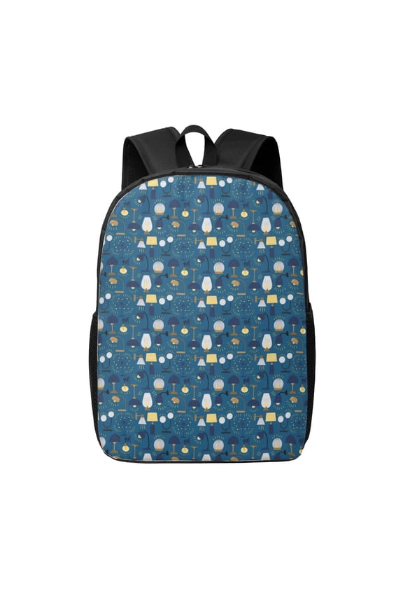 Various Lights print Travel Backpack, Large Computer Backpack for Men Women, College School Rucksack Book Bag