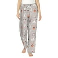 thumbnail image 1 of Xecao Various Rabbits Women's Straight Lounge Pajama Pants: The Epitome of Relaxed Sleepwear, 1 of 9
