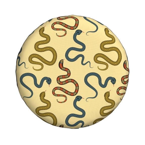 Xecao Various Snake for Tire Covers: Waterproof, dust-proof, and universally fitting for trailers, SUVs
