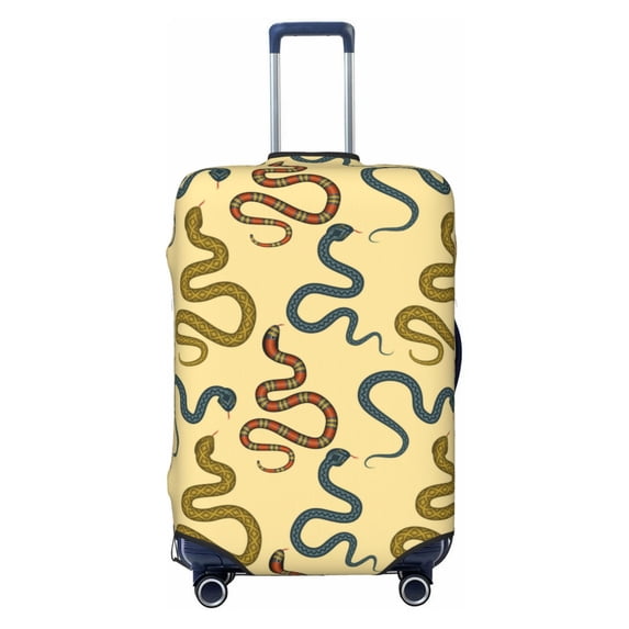 Xecao Various Snake print Elastic Luggage Cover, with double-sided print , is perfect for travel, business, and daily use