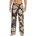 thumbnail image 1 of Xecao Vector Butterflies Men's Straight Lounge Pajama Pants: The Ultimate in Comfortable Sleepwear, 1 of 9