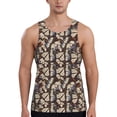 thumbnail image 1 of Xecao Vector Butterflies Men's Tank Top Workout Quick Dry Sleeveless Gym Jogging Muscle Shirts Summer Swim Beach Tops, 1 of 9