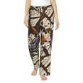 thumbnail image 1 of Xecao Vector Butterflies Women's Straight Lounge Pajama Pants: The Epitome of Relaxed Sleepwear, 1 of 9