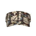 thumbnail image 1 of Xecao Vector Butterflies for Adult Sun Cap offers versatile sun protection with adjustable Velcro for a secure fit., 1 of 8