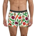thumbnail image 1 of Xecao Vegetables Print Men's Underwear Boxer Briefs Pack - Your ComfortSoft, Moisture-Wicking, and Breathable Choice for Men's Underwear-Large, 1 of 5