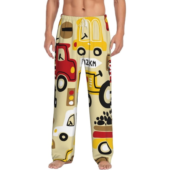 Xecao Vehicles Men's Straight Lounge Pajama Pants: The Ultimate in Comfortable Sleepwear