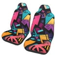 thumbnail image 1 of Xecao Vibrant Graffiti Urban Art Print Car Seat Cover in That Fits Most Cars, Vans, SUVs, and Trucks., 1 of 7