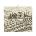 thumbnail image 1 of Xecao Vineyard Landscape Print Dish Drying Mat for Kitchen Counter,Absorbent Coffee Bar Mat, Dish Drainer Rack Mats,Dining Room Decoration, 1 of 8