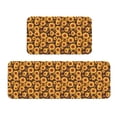 thumbnail image 1 of Xecao Vintage Brown Plaid Sunflower Patten Kitchen Rugs and Mats Sets,2 Pieces Non-Slip Washable Rugs, Kitchen Mat for Floor,Suit for Kitchen Decor and Accessories, 1 of 6