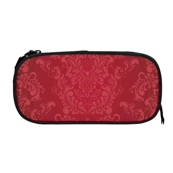 Xecao Vintage Burgundy print Fanny Pack Belt Bag for Women and Men, Fashionable Waterproof Waist Pack with Adjustable Strap for Traveling, Hiking, Jogging, Cycling