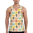 thumbnail image 1 of Xecao Vintage Cup Men's Tank Top Workout Quick Dry Sleeveless Gym Jogging Muscle Shirts Summer Swim Beach Tops, 1 of 9