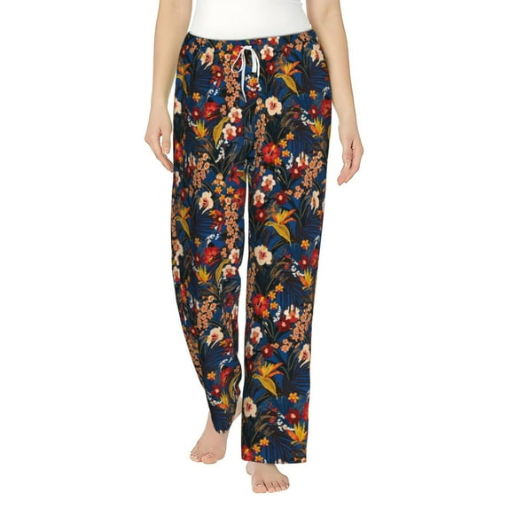 Xecao Vintage Floral Women's Straight Lounge Pajama Pants: The Epitome of Relaxed Sleepwear