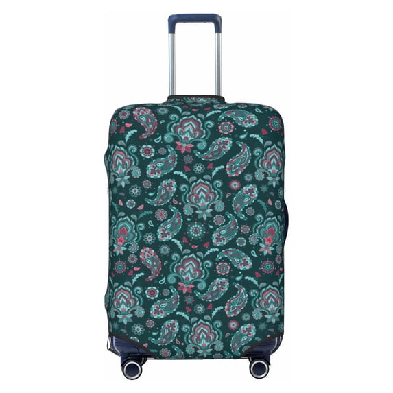 Xecao Vintage Floral print Elastic Luggage Cover, with double-sided print , is perfect for travel, business, and daily use