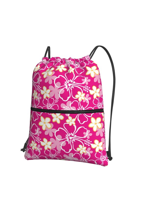 Vintage Flowers for Drawstring Bags,Pull String Backpack Bags,String Bag Sackpack
