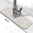 thumbnail image 1 of Xecao Vintage Stylized White Color for Kitchen Sink Splash Guard Faucet Mat , Faucet Guard & Draining mat, (15" X 5.5" ), 1 of 7