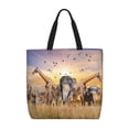 thumbnail image 1 of Xecao Wildlife Protection for Tote Bag: spacious with inner pockets, ideal for work, shopping, or travel., 1 of 9
