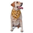thumbnail image 1 of Xecao Vintage Wood Grain Sunflower B for Pet Bandana - A Stylish Triangle Accessory for Small to Large Dogs, Puppies, and Cats, 1 of 9