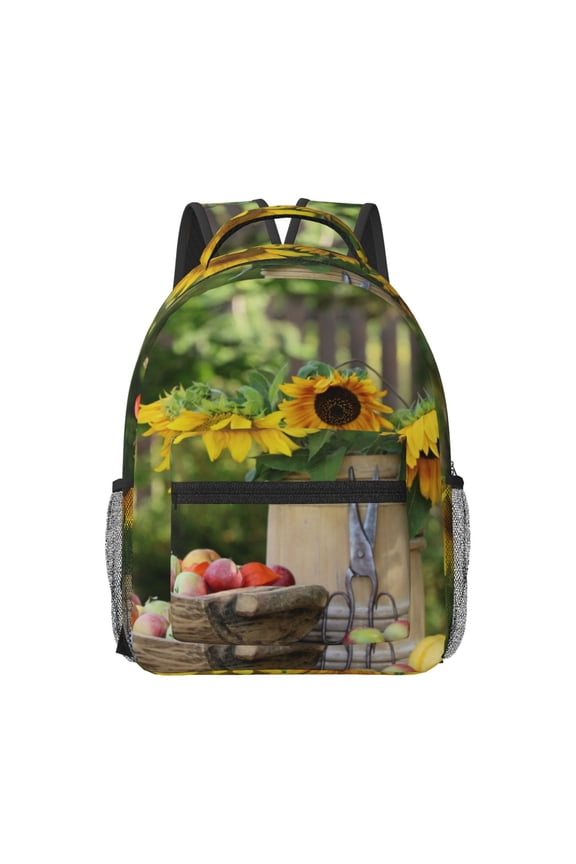 Vintage Wooden Bucket Travel Backpack: A spacious, stylish computer backpack ideal for men and women, perfect for college, school, or daily travels