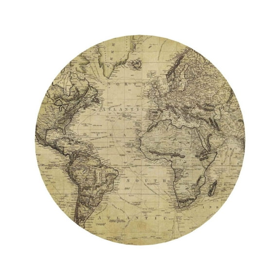 Xecao Vintage World Map for Fridge Magnets - Fun Decorative Refrigerator Magnets, Cute and Soft for Stylish Kitchen Accents