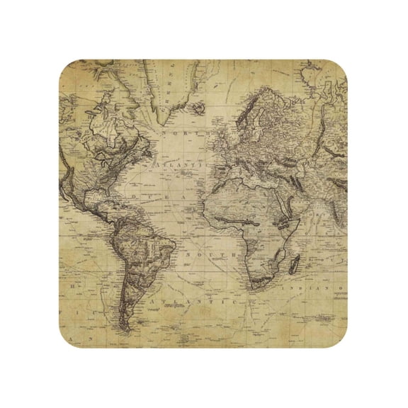 Xecao Vintage World Map for Fridge Magnets - Fun Decorative Refrigerator Magnets, Cute and Soft for Stylish Kitchen Accents